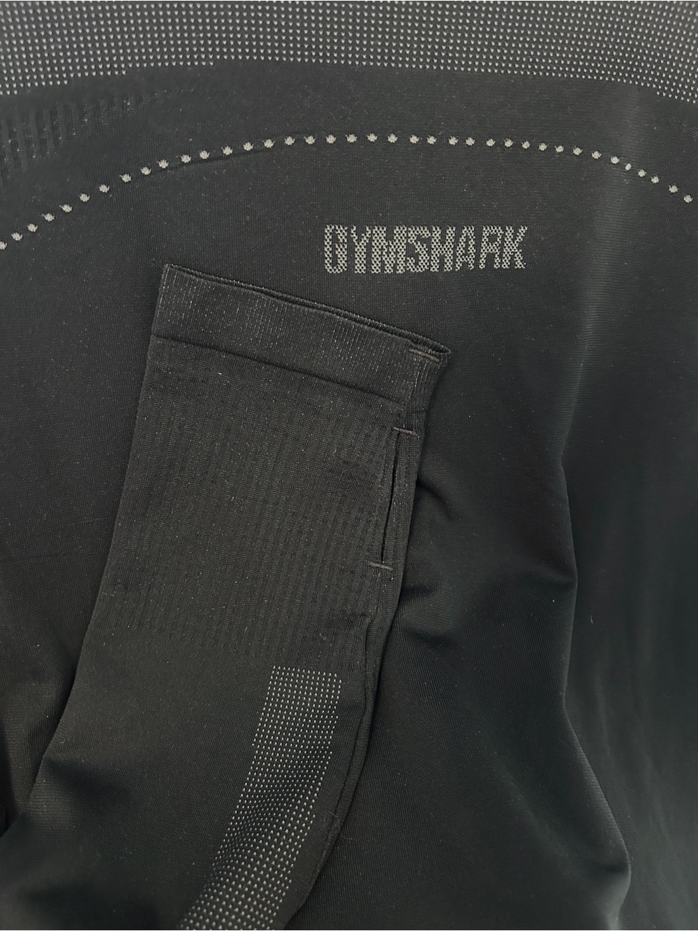 Gymshark Breeze Seamless Hoodie Cinch Back Black Athletic - Picture 10 of 14